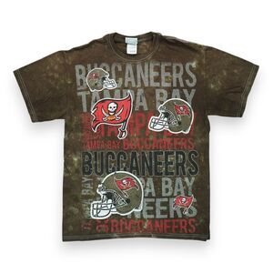 NFL Team Apparel Tamp Bay Buccaneers T-Shirt‎ Men's Size Medium Brown